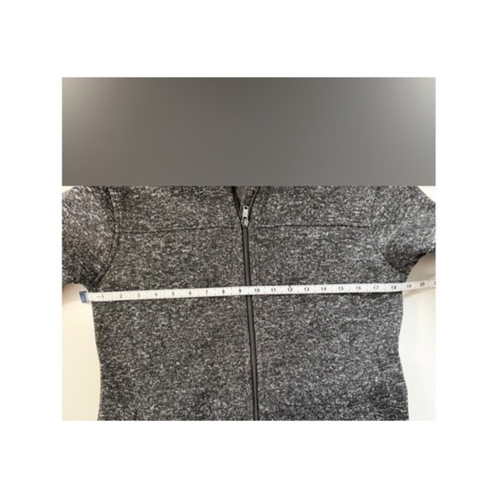 Banana Republic Charcoal Gray Zip Duster Jacket Cardigan Coat Womens Small - Picture 8 of 9